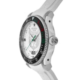 Buy Shop Gucci Dive Tiger White Dial White Rubber Strap Watch For Men - YA136329 USA Online
