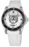 Buy Shop Gucci Dive Tiger White Dial White Rubber Strap Watch For Men - YA136329 USA Online