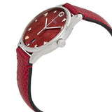 Buy Shop Gucci G-Timeless Cherry Red Mother of Pearl Dial 27mm Watch For Women - YA126584 USA Online