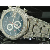 Buy Shop Gucci G Chrono Diamonds Black Dial Silver Steel Strap Watch For Men - YA101324 USA Online