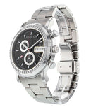 Buy Shop Gucci G Chrono Diamonds Black Dial Silver Steel Strap Watch For Men - YA101324 USA Online