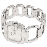Buy Shop Gucci G-Class Mother of Pearl Dial Silver Steel Strap Watch For Women - YA125404 USA Online