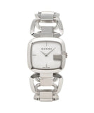 Buy Shop Gucci G-Class Mother of Pearl Dial Silver Steel Strap Watch For Women - YA125404 USA Online