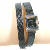 Buy Shop Gucci G-Frame Black Dial Black Leather Strap Watch For Women - YA128526 USA Online