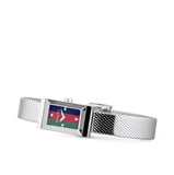 Buy Shop Gucci G Frame Quartz Diamonds Green & Red Mother of Pearl Dial Silver Mesh Bracelet Watch For Women - YA147510 USA Online