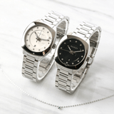 Buy Shop Gucci G Frame Quartz Diamonds Silver Dial Silver Steel Strap Watch For Women - YA142504 USA Online