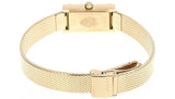 Buy Shop Gucci G Frame Quartz Diamonds White Red Blue Dial Gold Mesh Bracelet Watch For Women - YA147511 USA Online