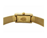 Buy Shop Gucci G Frame Quartz Diamonds White Red Blue Dial Gold Mesh Bracelet Watch For Women - YA147511 USA Online