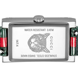Buy Shop Gucci G Frame Quartz Green & Red Mother of Pearl Dial Multicolor Leather Strap Watch For Women - YA147408 USA Online