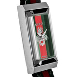 Buy Shop Gucci G Frame Quartz Green & Red Mother of Pearl Dial Multicolor Leather Strap Watch For Women - YA147408 USA Online
