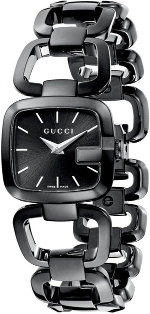 Buy Shop Gucci G Gucci 125 G Series Bracelet Black Dial Watch For Women - YA125403 USA Online