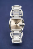Gucci G Gucci Brown Dial Silver Steel Strap Watch For Women - YA125507