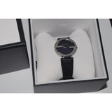 Buy Shop Gucci G Interlocking Black Dial Black Leather Strap Watch For Women - YA133301 USA Online
