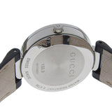 Buy Shop Gucci G Interlocking Black Dial Black Leather Strap Watch For Women - YA133301 USA Online
