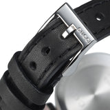 Buy Shop Gucci G Interlocking Black Dial Black Leather Strap Watch For Women - YA133501 USA Online