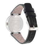 Buy Shop Gucci G Interlocking Black Dial Black Leather Strap Watch For Women - YA133501 USA Online