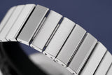 Buy Shop Gucci G Interlocking Black Dial Silver Steel Strap Watch For Women - YA133307 USA Online