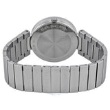 Buy Shop Gucci G Interlocking Black Dial Silver Steel Strap Watch For Women - YA133307 USA Online