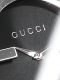 Buy Shop Gucci G Interlocking Black Dial Silver Steel Strap Watch For Women - YA133307 USA Online