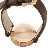 Buy Shop Gucci G Interlocking Mother of Pearl Dial Brown Leather Strap Watch For Women - YA133516 USA Online