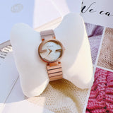 Buy Shop Gucci G Interlocking Mother of Pearl Dial Rose Gold Steel Strap Watch For Women - YA133515 USA Online