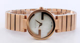 Buy Shop Gucci G Interlocking Mother of Pearl Dial Rose Gold Steel Strap Watch For Women - YA133515 USA Online