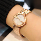 Buy Shop Gucci G Interlocking Mother of Pearl Dial Rose Gold Steel Strap Watch For Women - YA133515 USA Online