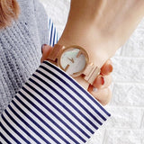 Buy Shop Gucci G Interlocking Mother of Pearl Dial Rose Gold Steel Strap Watch For Women - YA133515 USA Online