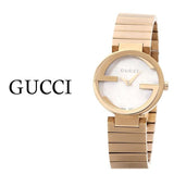 Buy Shop Gucci G Interlocking Mother of Pearl Dial Rose Gold Steel Strap Watch For Women - YA133515 USA Online