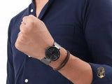Buy Shop Gucci G Interlocking Quartz Grey Dial Grey Steel Strap Watch For Men - YA133210 USA Online