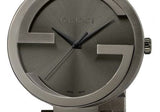 Buy Shop Gucci G Interlocking Quartz Grey Dial Grey Steel Strap Watch For Men - YA133210 USA Online