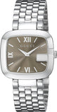 Buy Shop Gucci G-Gucci Brown Dial Silver Steel Strap Watch For Women - YA125413 USA Online