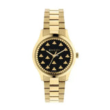 Buy Shop Gucci G Timeless 18K Gold Black Dial Gold Steel Strap Watch for Women - YA1265037 USA Online