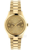 Buy Shop Gucci G Timeless 18K Gold Dial Gold Steel Strap Watch for Women - YA1265036 USA Online