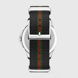 Buy Shop Gucci G Timeless Analog Quartz Black Dial Black NATO Strap Watch For Men - YA126321 USA Online