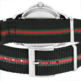 Buy Shop Gucci G Timeless Analog Quartz Black Dial Black NATO Strap Watch For Men - YA126321 USA Online