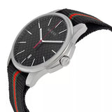 Buy Shop Gucci G Timeless Analog Quartz Black Dial Black NATO Strap Watch For Men - YA126321 USA Online