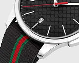 Buy Shop Gucci G Timeless Analog Quartz Black Dial Black NATO Strap Watch For Men - YA126321 USA Online