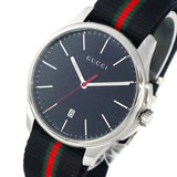 Buy Shop Gucci G Timeless Analog Quartz Black Dial Black NATO Strap Watch For Men - YA126321 USA Online