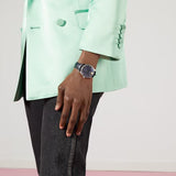 Buy Shop Gucci G Timeless Automatic Blue Dial Black Leather Strap Watch For Men - YA126347 USA Online