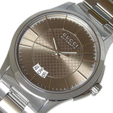Buy Shop Gucci G Timeless Automatic Brown Dial Silver Steel Strap Watch For Women - YA126431A USA Online