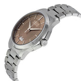 Buy Shop Gucci G Timeless Automatic Brown Dial Silver Steel Strap Watch For Women - YA126431A USA Online