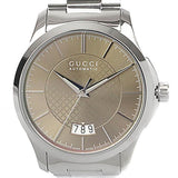 Buy Shop Gucci G Timeless Automatic Brown Dial Silver Steel Strap Watch For Women - YA126431A USA Online
