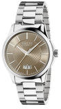 Buy Shop Gucci G Timeless Automatic Brown Dial Silver Steel Strap Watch For Women - YA126431A USA Online