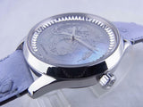Buy Shop Gucci G Timeless Automatic Mother of Pearl Dial Blue Leather Strap Watch For Women - YA1264113 USA Online