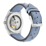 Buy Shop Gucci G Timeless Automatic Mother of Pearl Dial Blue Leather Strap Watch For Women - YA1264113 USA Online