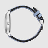 Buy Shop Gucci G Timeless Automatic Mother of Pearl Dial Blue Leather Strap Watch For Women - YA1264113 USA Online