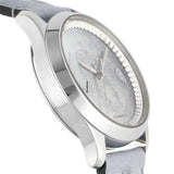 Buy Shop Gucci G Timeless Automatic Mother of Pearl Dial Blue Leather Strap Watch For Women - YA1264113 USA Online