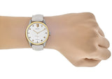 Buy Shop Gucci G Timeless Automatic Silver Dial Beige Leather Strap Watch For Men - YA126348 USA Online