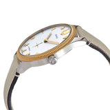 Buy Shop Gucci G Timeless Automatic Silver Dial Beige Leather Strap Watch For Men - YA126348 USA Online